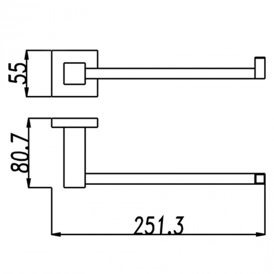 6300B Matt Black Bathroom Accessories Package 